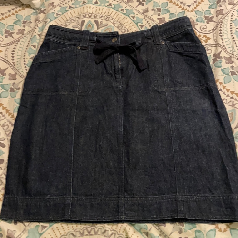 Jones New York Sport denim blue mini skirt size 12